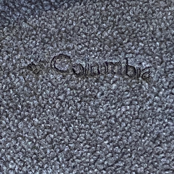 Women's Columbia Benton Springs Fleece Charcoal Pullover Sweatshirt Medium EUC - Picture 2 of 4